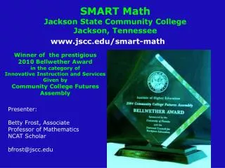 SMART Math Jackson State Community College Jackson, Tennessee