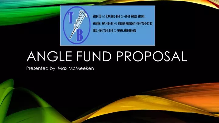 angle fund proposal