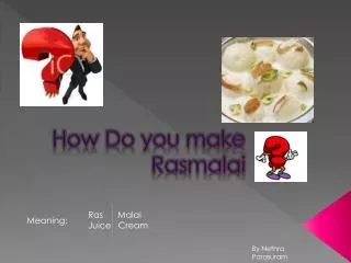 How Do you make Rasmalai