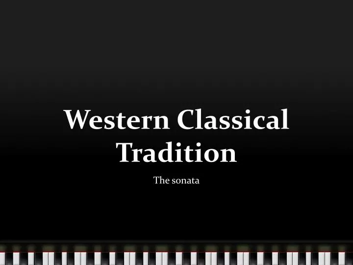 western classical tradition
