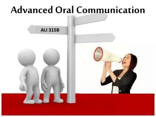 Advanced Oral Communication