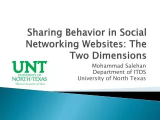 Sharing Behavior in Social Networking Websites: The Two Dimensions