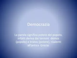 democrazia