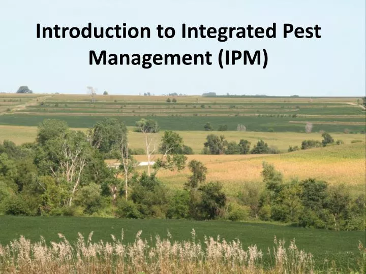 introduction to integrated pest management ipm