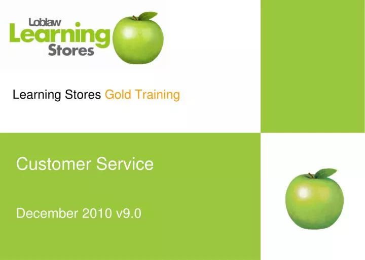 learning stores gold training