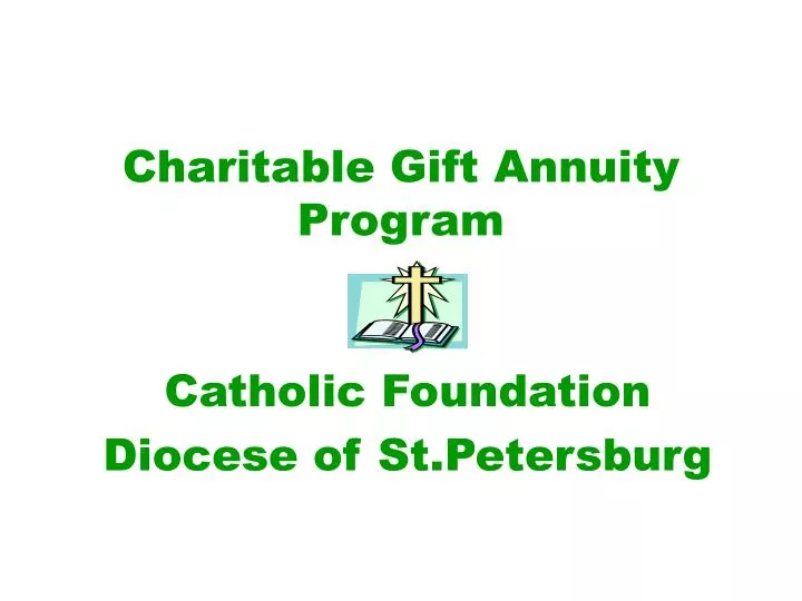 charitable gift annuity program