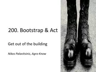 2 00. Bootstrap &amp; Act