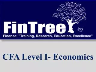 CFA Level I- Economics