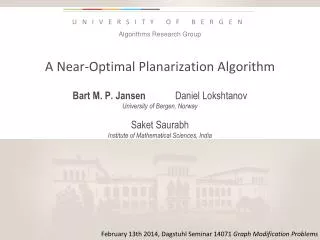 A Near-Optimal Planarization Algorithm