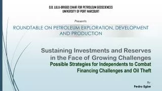 Sustaining Investments and Reserves in the Face of Growing Challenges