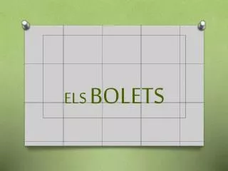 els bolets