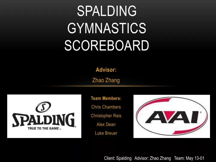 spalding gymnastics scoreboard