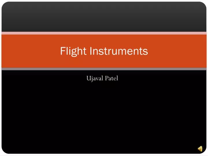 flight instruments