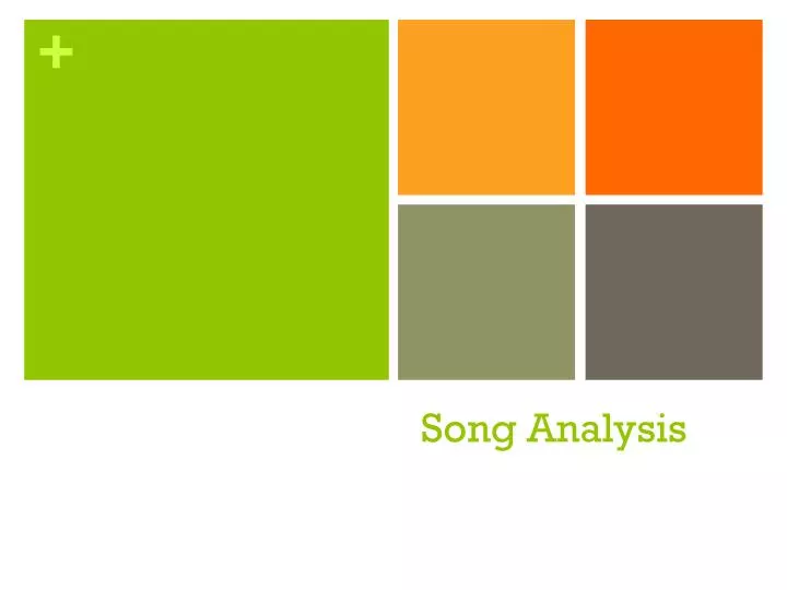 song analysis