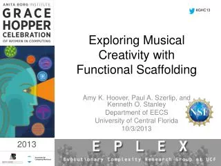 Exploring Musical Creativity with Functional Scaffolding