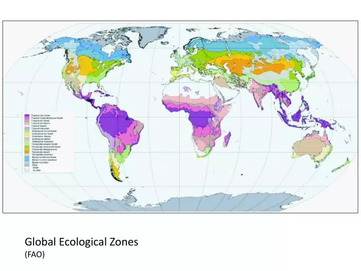 global ecological zones fao