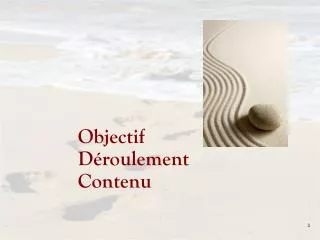 objectif d roulement contenu