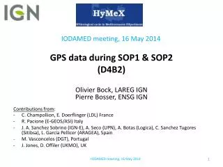 GPS data during SOP1 &amp; SOP2 (D4B2)
