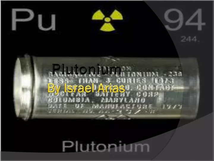 plutonium