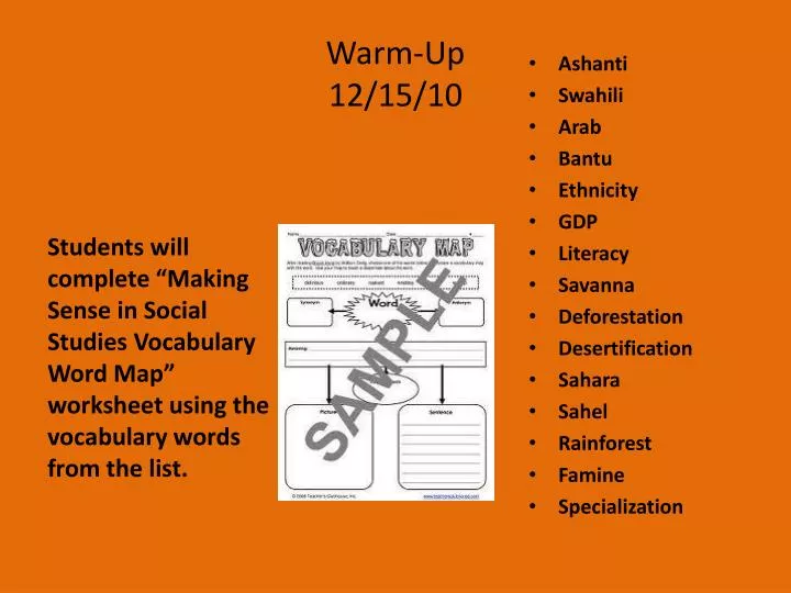 warm up 12 15 10