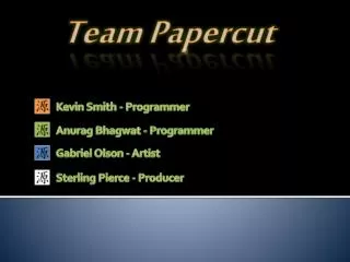 Team Papercut