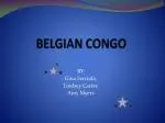 BELGIAN CONGO - slide 1