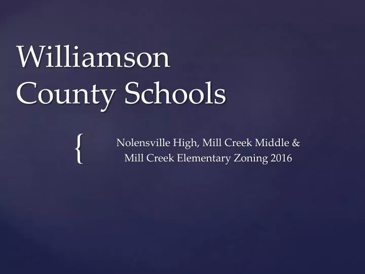 williamson county schools