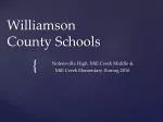 Williamson County Schools - slide 1