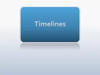 Timelines