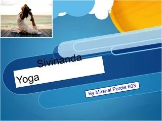 Sivinanda Yoga