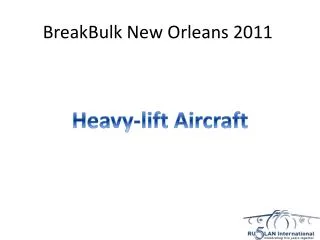 BreakBulk New Orleans 2011