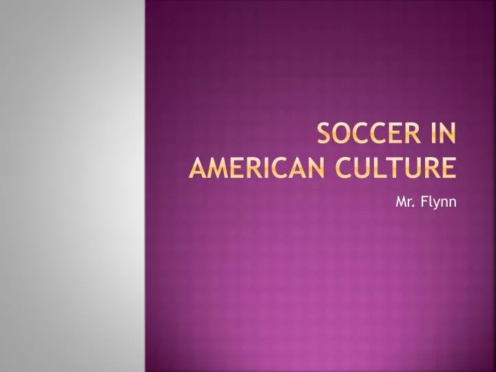 soccer in american culture
