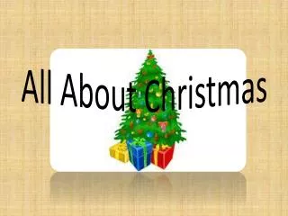 All About Christmas