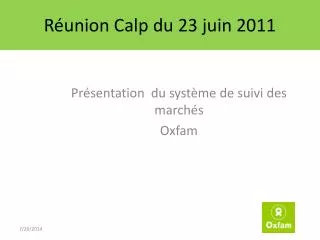 r union calp du 23 juin 2011