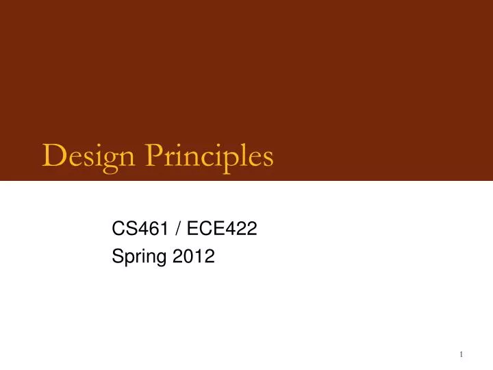 design principles