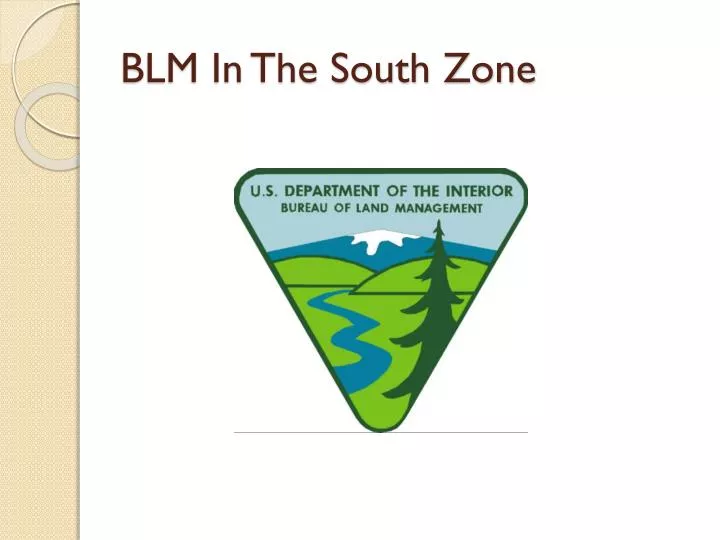 blm in the south zone