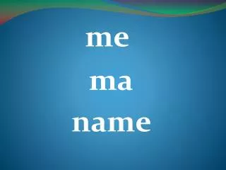 name