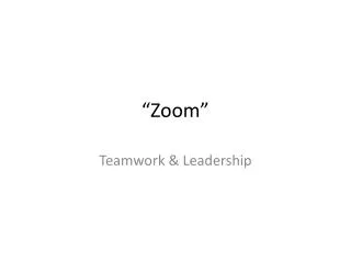 “Zoom”