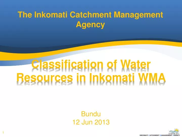 the i nkomati catchment management agency