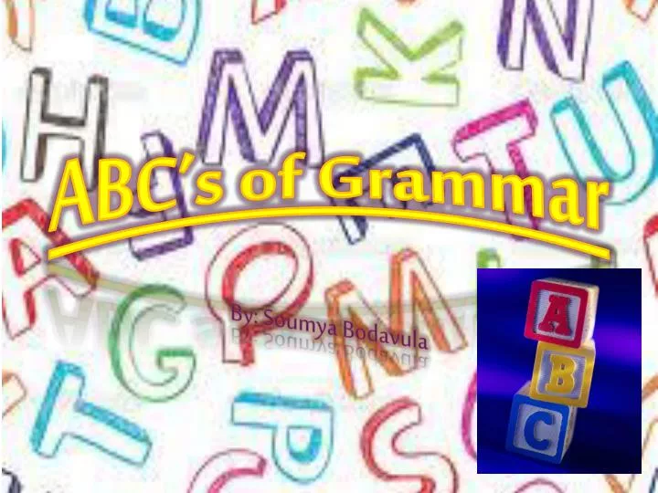 abc s of grammar