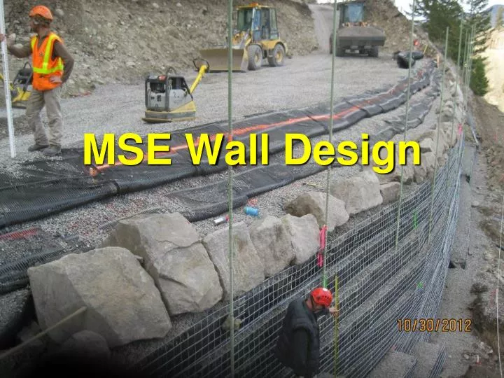 mse wall design