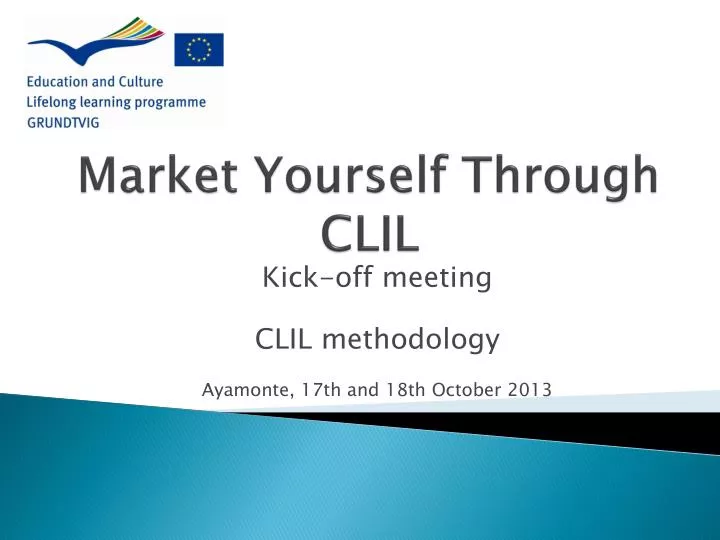 market yourself through clil