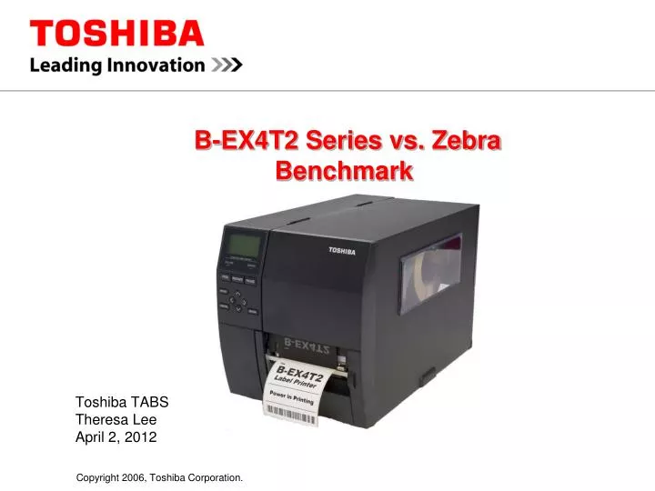 b ex4t2 series vs zebra benchmark