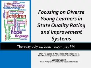 Focusing on Diverse Young Learners in State Quality Rating and Improvement Systems