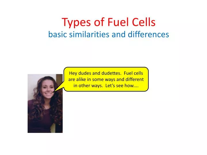 types of fuel cells