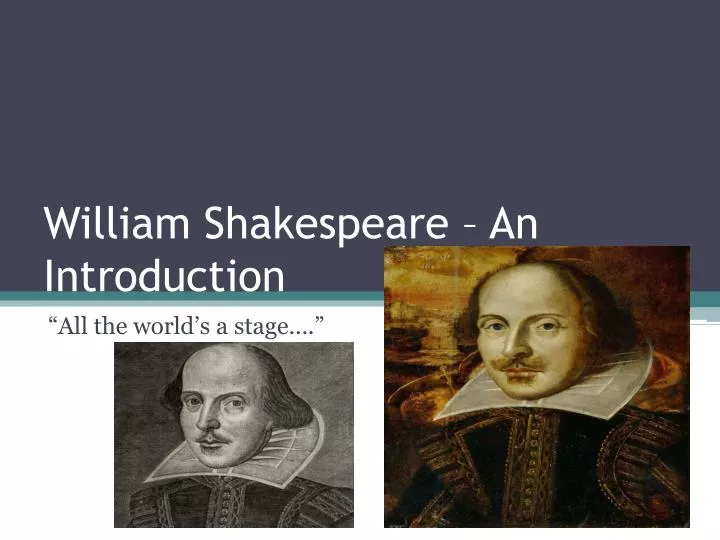 william shakespeare an introduction