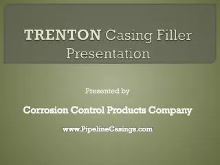 TRENTON Casing Filler Presentation