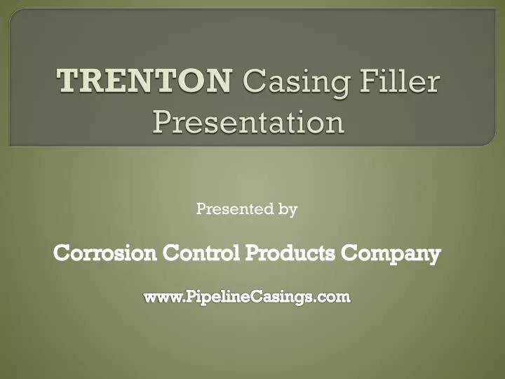 trenton casing filler presentation