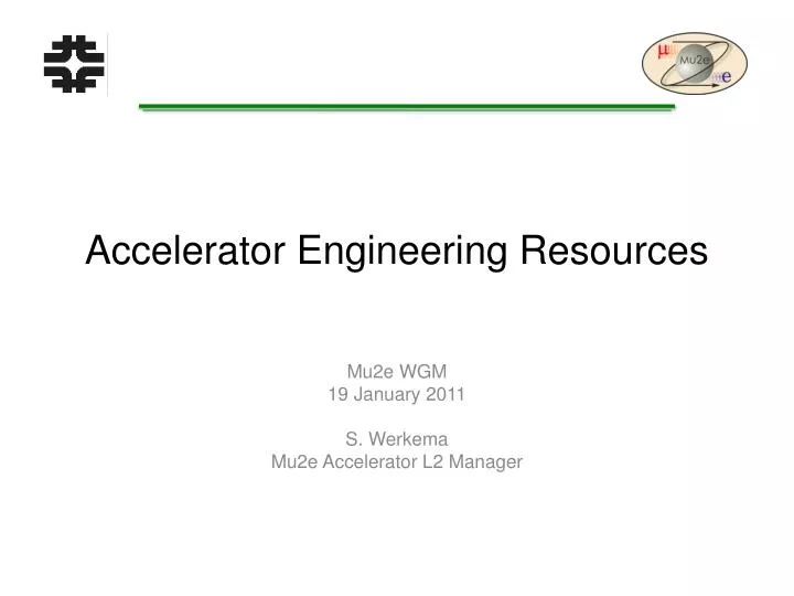 accelerator engineering resources