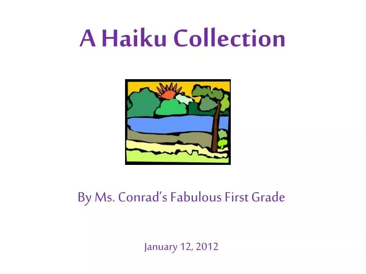a haiku collection